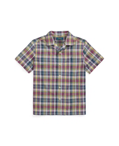Polo Ralph Lauren Kids' Big Boys Plaid Camp Shirt