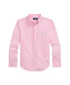 Polo Ralph Lauren Big Boys Plaid Cotton Poplin Shirt In Pink,white
