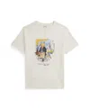 Polo Ralph Lauren Boys' Polo Bear Crewneck Cotton-jersey T-shirt Nevis In White