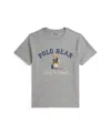 Polo Ralph Lauren Kids Printed T-shirt In Gray