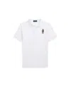 Polo Ralph Lauren Man Polo Shirt White Size Xxl Cotton In White