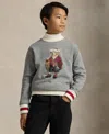 Polo Ralph Lauren Polo Bear Sweatshirt In Grey/ivory In Gray