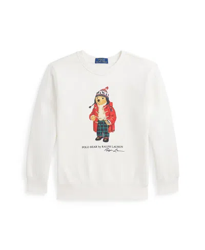 Polo Ralph Lauren Kids' Big Boys Polo Bear Fleece Sweatshirt In Nevis