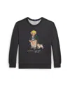 Polo Ralph Lauren Kids Polo Bear Crewneck Sweatshirt In Blue