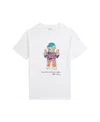 Polo Ralph Lauren Kids T-shirt In White Bear