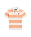 Polo Ralph Lauren Polo Bear Short-sleeve Rugby Shirt In Poppy