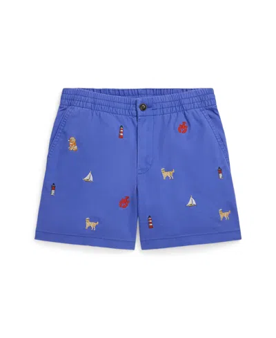 POLO RALPH LAUREN BIG BOYS POLO EMBROIDERED CHINO SHORTS