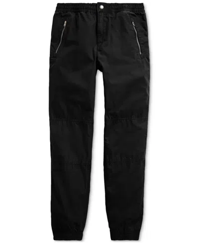 Polo Ralph Lauren Kids' Big Boys Poplin Drawstring Joggers In Polo Black
