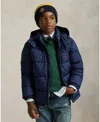 Polo Ralph Lauren Toddler And Little Boys Ripstop Down Hooded Jacket In Blue