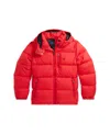 Polo Ralph Lauren Big Boys Ripstop Down Hooded Jacket In Rl2000 Red