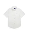 Polo Ralph Lauren Big Boys Seersucker Short-sleeve Shirt In White