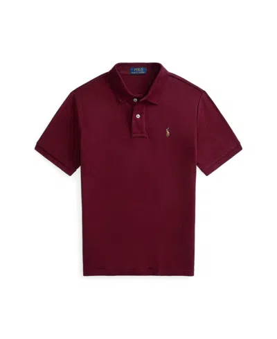 Polo Ralph Lauren Kids' Big Boys Soft Cotton Polo Shirt In Burgundy