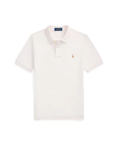 Polo Ralph Lauren Kids' Big Boys Soft Cotton Polo Shirt In White
