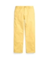 Polo Ralph Lauren Kids' Big Boys Straight Fit Flex Abrasion Twill Pants In Corn Yellow