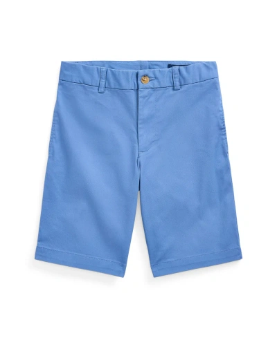Polo Ralph Lauren Kids' Big Boys Straight Fit Flex Abrasion Twill Shorts In Nimes Blue