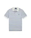 Polo Ralph Lauren Toddler And Little Boys Striped Soft Polo Shirt In White Multi