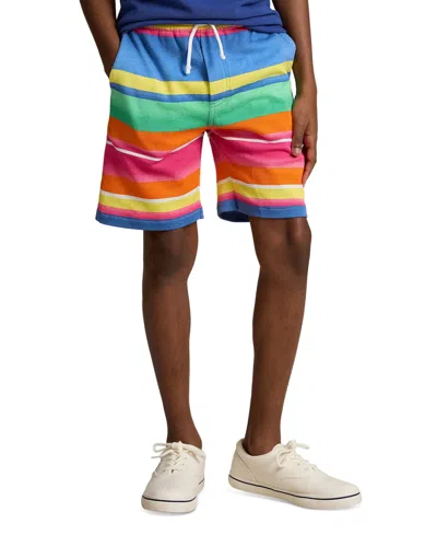 Polo Ralph Lauren Kids' Big Boys Striped Spa Terry Shorts In Marias Stripe
