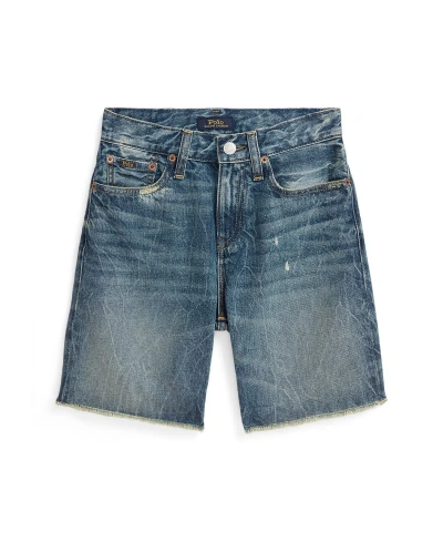 Polo Ralph Lauren Kids' Big Boys Sullivan Slim Cutoff Denim Shorts In Falcon