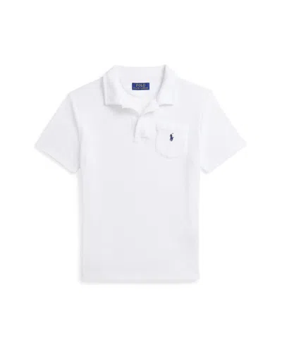 Polo Ralph Lauren Kids' Terry Polo Shirt In White