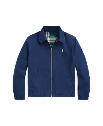 Polo Ralph Lauren Kids' Big Boys The Bayport Cotton Poplin Jacket In Newport Navy