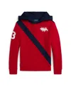 Polo Ralph Lauren Ralph Lauren Triple-pony Fleece Hoodie In Red