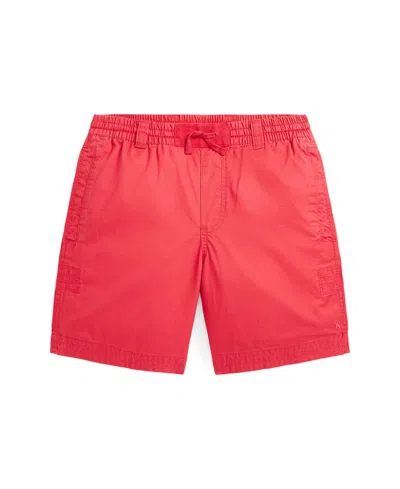 Polo Ralph Lauren Kids' Big Boys Twill Shorts In Starboard Red