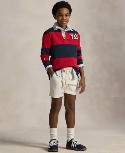 POLO RALPH LAUREN BIG BOYS YANKEES RUGBY SHIRT