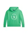 Polo Ralph Lauren Big Pony Logo French Terry Hoodie In Plato Green