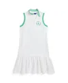 Polo Ralph Lauren Big Pony Logo Terry Dress In White