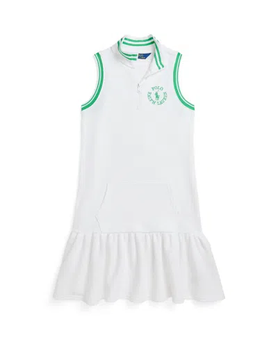 POLO RALPH LAUREN BIG GIRLS BIG PONY LOGO TERRY DRESS