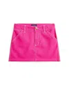 Polo Ralph Lauren Cotton Canvas Skirt In Belmont Pink