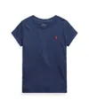 Polo Ralph Lauren Kids' Cotton Jersey Tee In Refined Navy