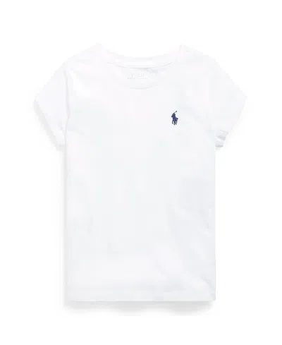 POLO RALPH LAUREN BIG GIRLS COTTON JERSEY SHORT SLEEVE T-SHIRT