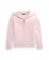 Polo Ralph Lauren Zip-up Hoodie In Pink