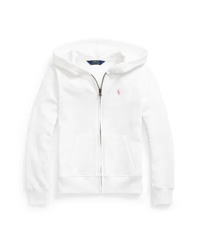 Polo Ralph Lauren Kids' Big Girls Fleece Full-zip Hoodie In White