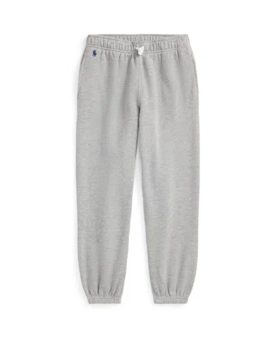Polo Ralph Lauren Kids' Big Girls Fleece Jogger Pants In Gray