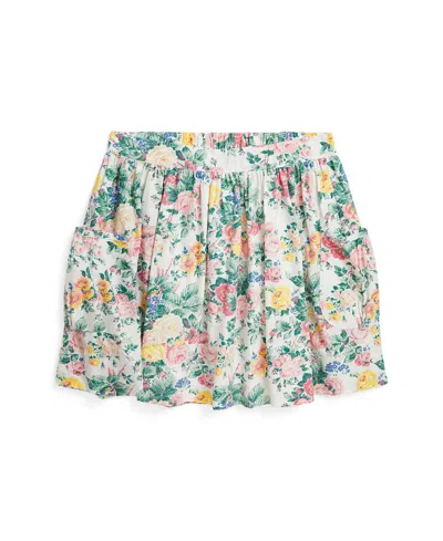 POLO RALPH LAUREN BIG GIRLS FLORAL COTTON SKIRT