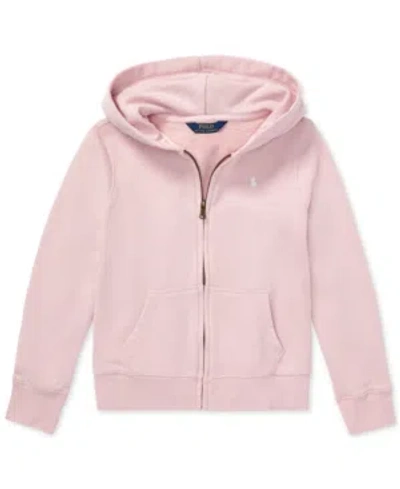 POLO RALPH LAUREN BIG GIRLS FRENCH TERRY FULL-ZIP HOODIE