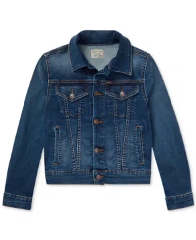 POLO RALPH LAUREN BIG GIRLS LIGHTWEIGHT DENIM TRUCKER JACKET