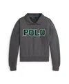 Polo Ralph Lauren Kids' Graphic Polo Sweatshirt In Black