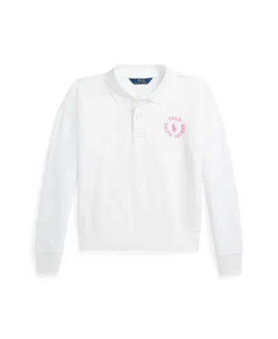 POLO RALPH LAUREN BIG GIRLS LOGO FRENCH TERRY POLO SWEATSHIRT