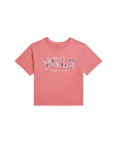 POLO RALPH LAUREN BIG GIRLS LOGO JERSEY BOXY T-SHIRT