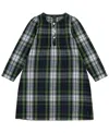 Polo Ralph Lauren Toddler Girls Pintuck Nightgown Pajama In White Gordon Plaid