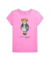 Polo Ralph Lauren Polo Bear-motif T-shirt In Laguna Pink