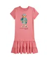 Polo Ralph Lauren Ralph Lauren Polo Bear Tiered Cotton Jersey Dress