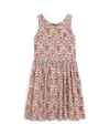 Polo Ralph Lauren Toddler And Little Girls Riviera-print Jersey Dress In Colorful Retro Print