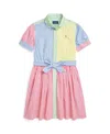 Polo Ralph Lauren Striped Cotton Fun Shirtdress In Assorted