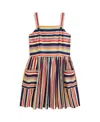 Polo Ralph Lauren Striped Cotton Dress In Multistripe
