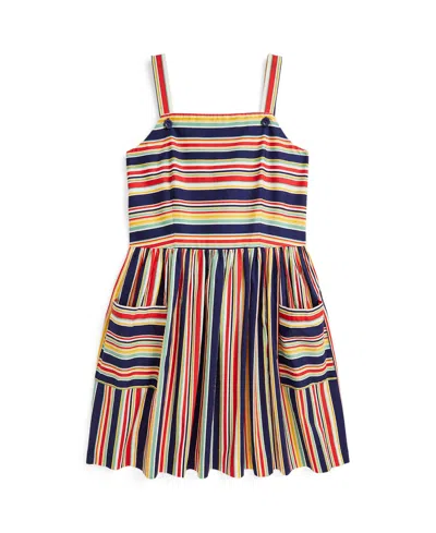 POLO RALPH LAUREN BIG GIRLS STRIPED DRESS