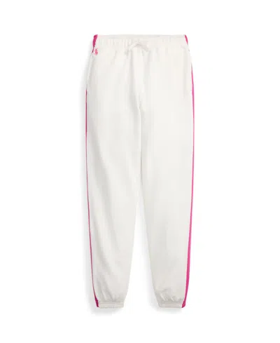 POLO RALPH LAUREN BIG GIRLS STRIPED FRENCH TERRY JOGGER PANT